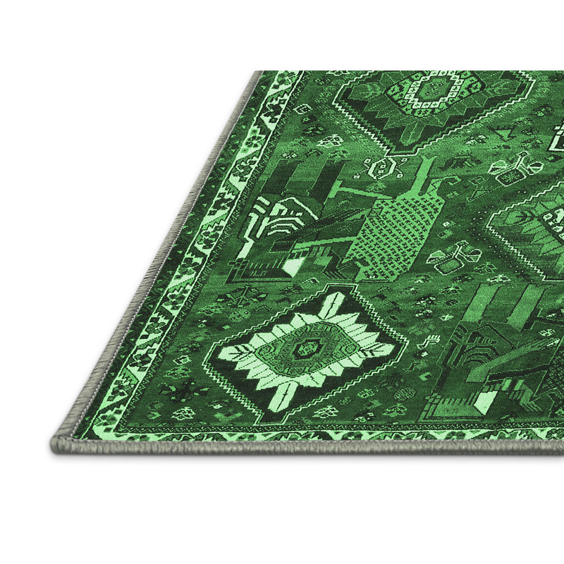 Washable Oriental Indoor Rug, Rectangle 2' x 4'