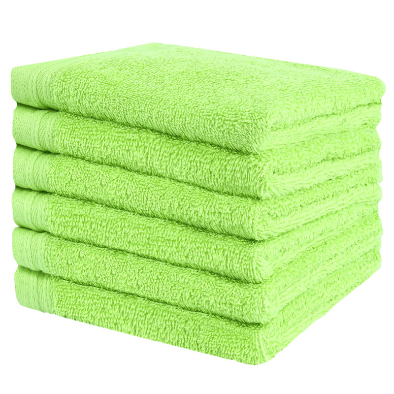 Alexandra 100% Cotton Washcloth Towel, Applegreen
