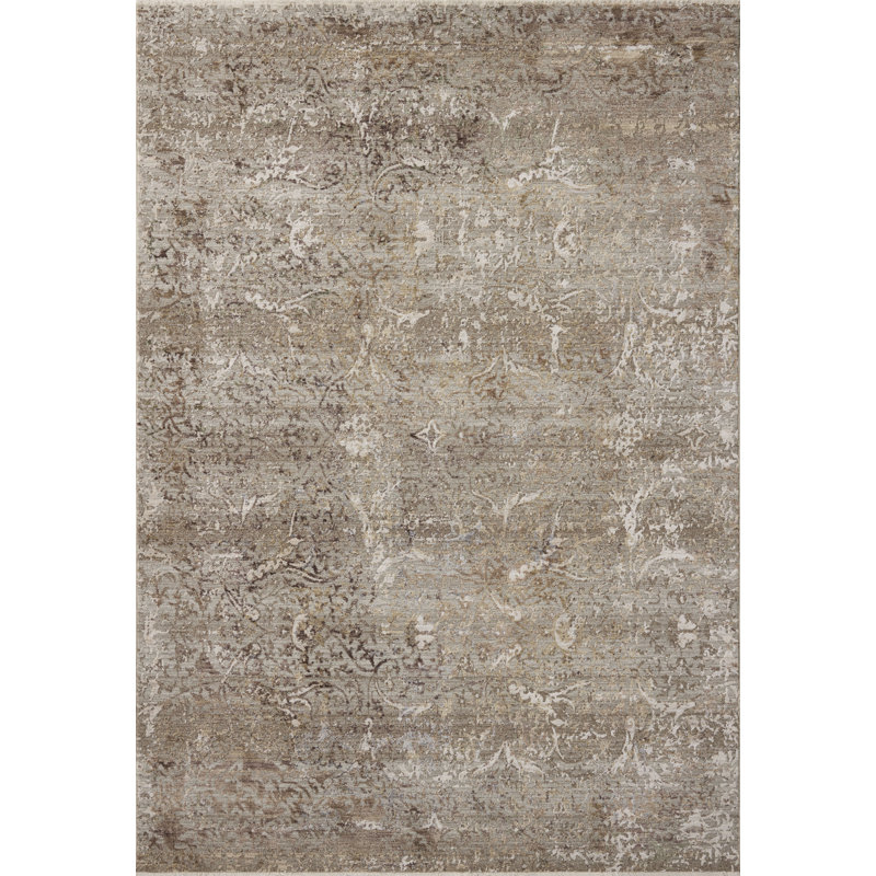 Tapis granit / bronze Loloi Yanelis, 11 pi 6 po x 15 pi 6 po