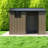 Spacious Storage Sheds, Galvanized Steel Modern Backyard Utility Shed