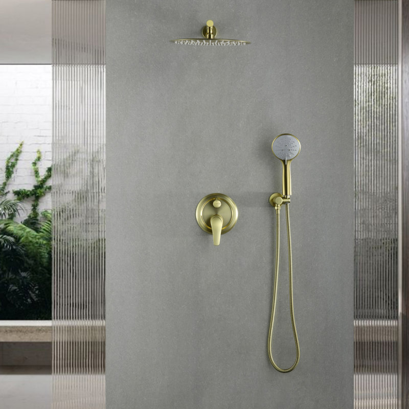All-In-One Kit with Rough in-Valve, Gold