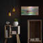  «Sunset Lake Hues» par Silvia Vassileva, art mural en métal-1136255925