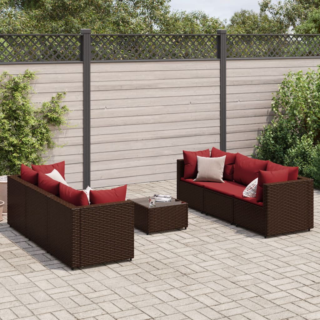 Gartensofa mit Kissen