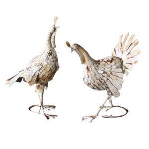 Fairford Turkey 2 Piece Figurine