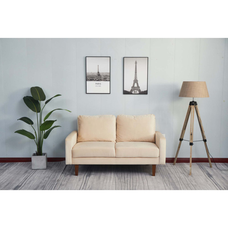 Causeuse luxueuse avec mousse haute densité et tissu en microfibre pour un confort et un style ultimes