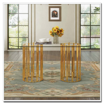 71 inch oval tempered glass dining table