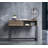 Galeno Rustic Oak With  Finished Legs Writing Desk (Not Including Office Chairs)