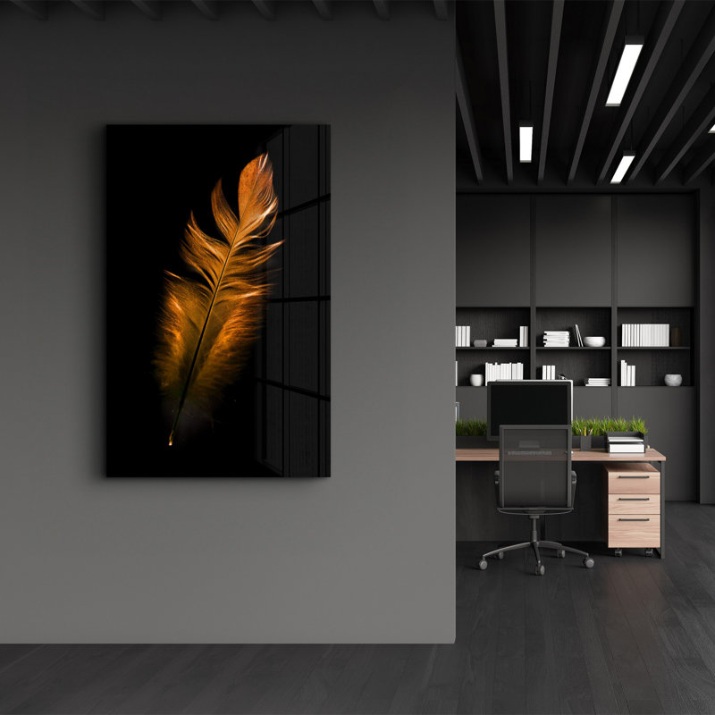 Elegant Tempered Glass Wall Art Painting, 18.1 x 28.3 inches | 100% Tempered Glass, Thickness: 0.16 inches | UV Printed for Vibrant Colors & Durability | Perfect for Home Decor & Modern Aesthetics