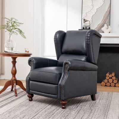 Aimee-Lea 31'' Wide Genuine Leather Recliner