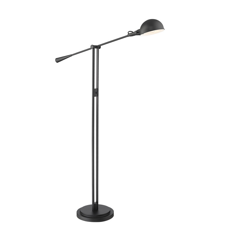 Premkumar 82.5 " Task Floor Lamp, Matte Black