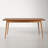 Meridian 69'' Walnut Wood Dining Table-25330048