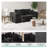 Modern Plush-Upholstered Accent Sofa