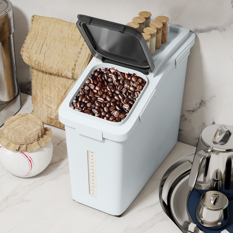 Très grand contenant de rangement pour animaux 11,4 gallons avec couvercle transparent