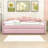 Upholstered Twin XL Daybed with Twin Trundle and Adjustable LED Lighting-357261090