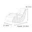 Chaise berçante ergonomique Modern Home