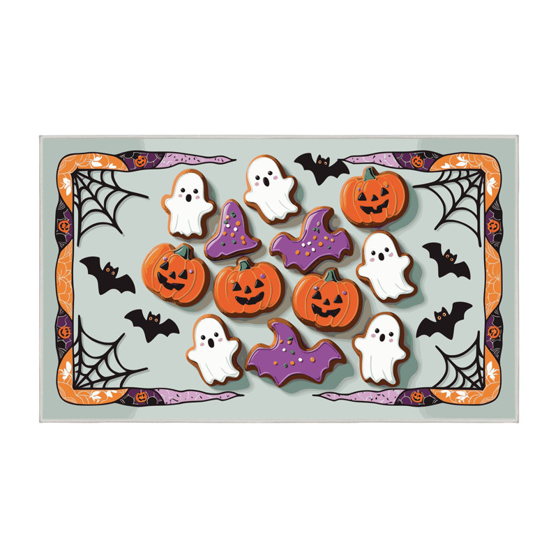 Tapis de Noël lavable The Holiday Aisle®, Rectangle 4pi x 6 pi
