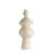 Abstract Paper Mache Tan Vase H 34"