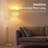 Nikkolas 63'' LED Arched Floor Lamp-156477245-156477244
