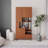 Key Modern Bookcase Display Unit with Closed Cabinets and Open Shelves-1984318348