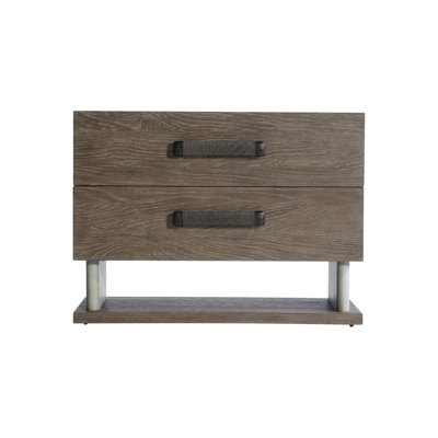 Casa Paros 38'' W Solid Wood Nightstand