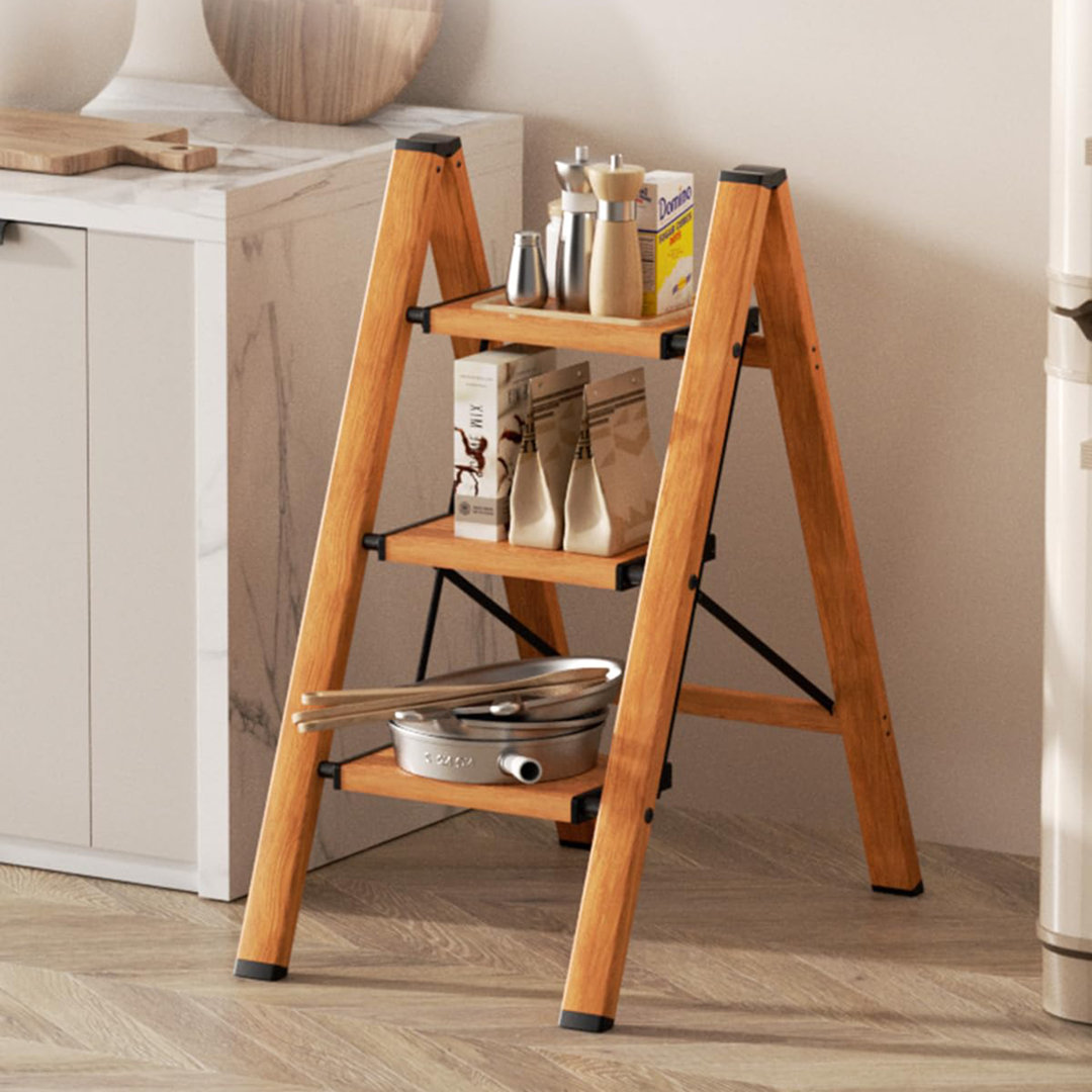 3 - Step Aluminium Lightweight Folding Step Ladder