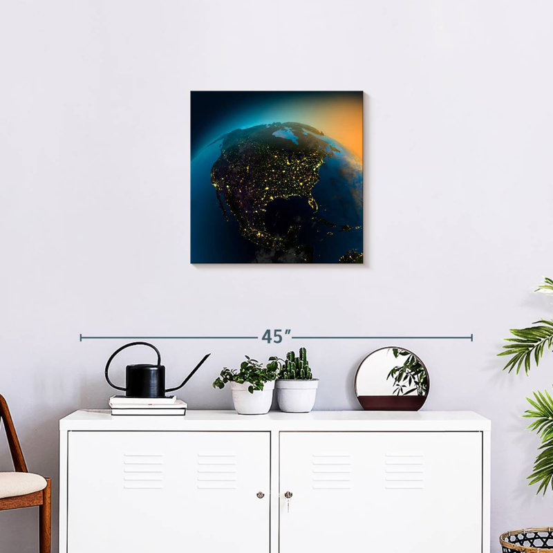 Oberle View Of America, 20" H x 20" W