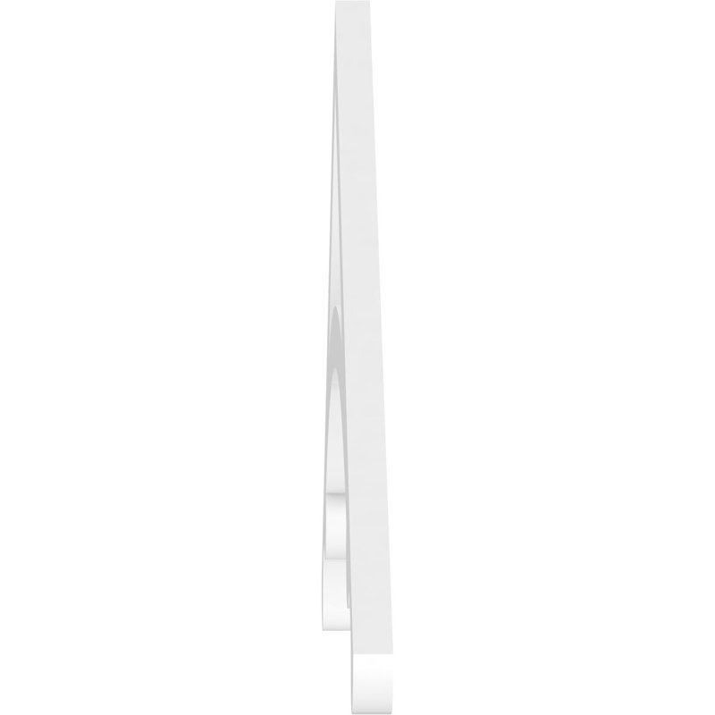 Pignon en PVC de qualité architecturale Legacy, H 20 po x l 60 po x P 1 po, 7 / 12