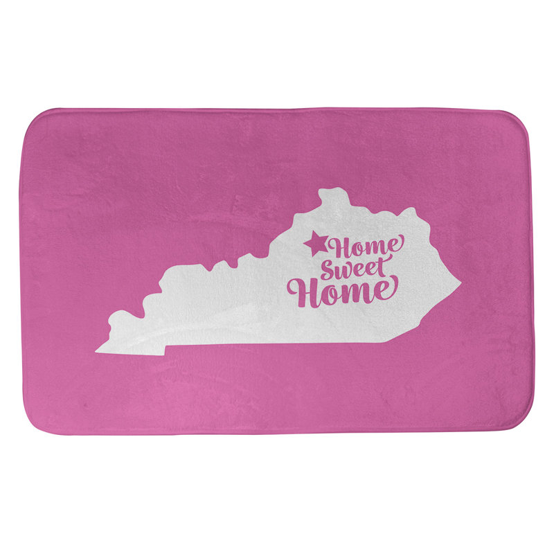 Tapis pour salle de bain frankfort doux, l 17 po x L 21 po, Rose