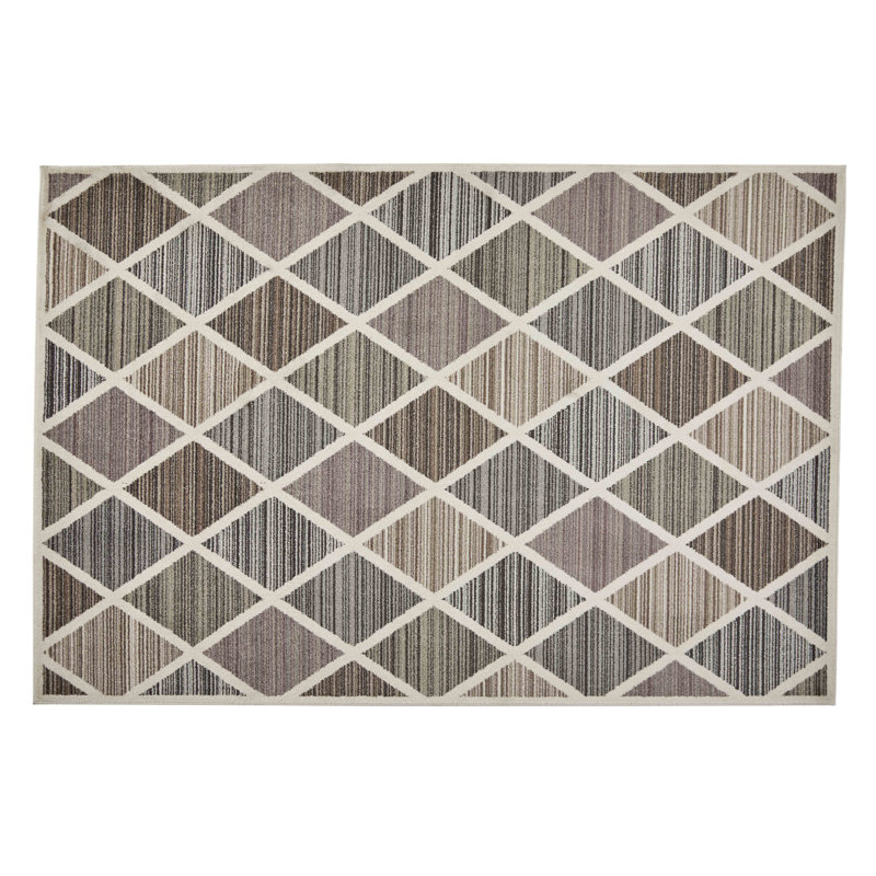 Laubin Geometric Area Rug, Rectangle 80 x 150cm