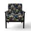 Fauteuil d'appoint rembourré Blue Peony