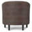 Austin 30"W Upholstered Vegan Faux Leather Contemporary Tub Accent Chair with High Arms and Deep Seat-88841733