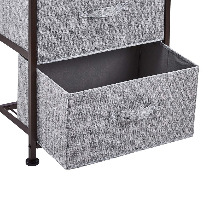 Commode 4 tiroirs l 11,81 po, Beige/gris