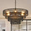 Plafonnier - lustre suspendu rustique en corde de chanvre à 4 niveaux 20 po, 6 douilles E12, luminaire bohème fait à la main-1903666035-1903666034