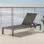 Chaise d'extérieur grise - Chaise en maille ajustable et respirante
