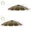 8cm H Metal Empire Lamp Shade-1925900953