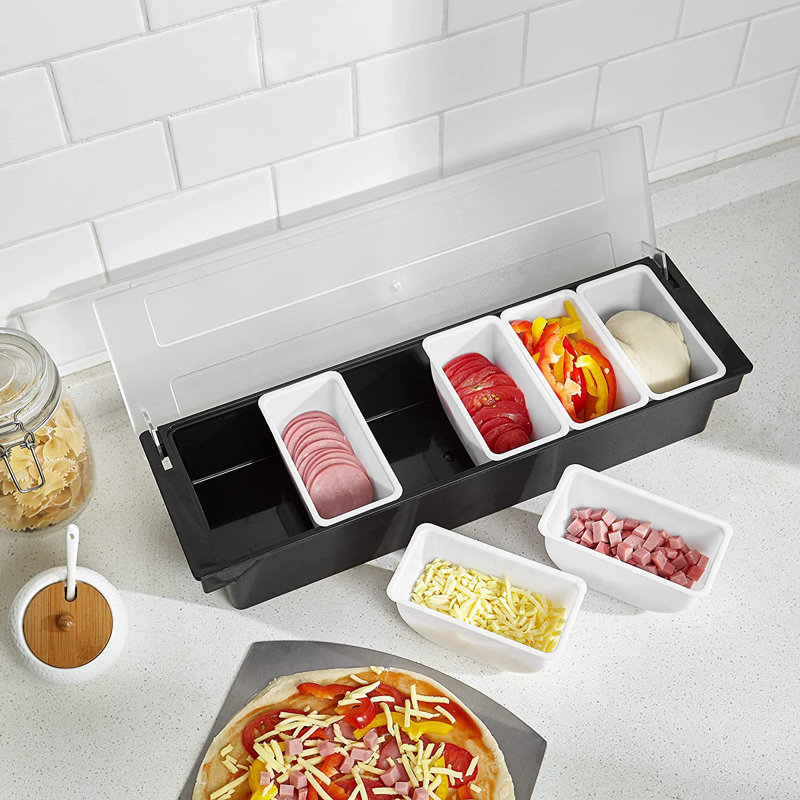 Belfry Kitchen Marlene Plastic Condiment Server