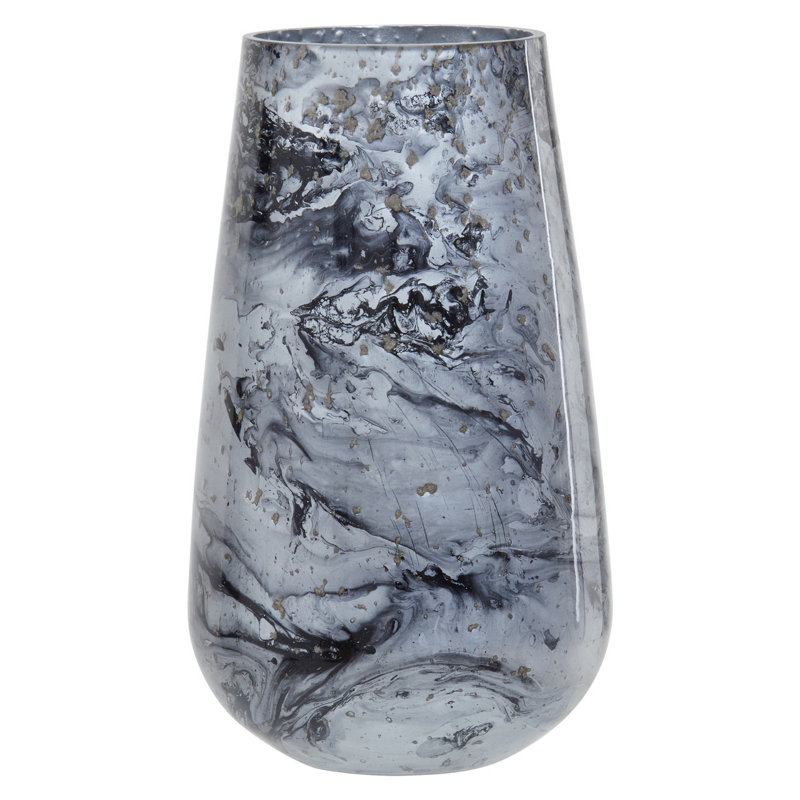 Marlene Glass Table Vase, 26cm H x 16cm W x 16cm D