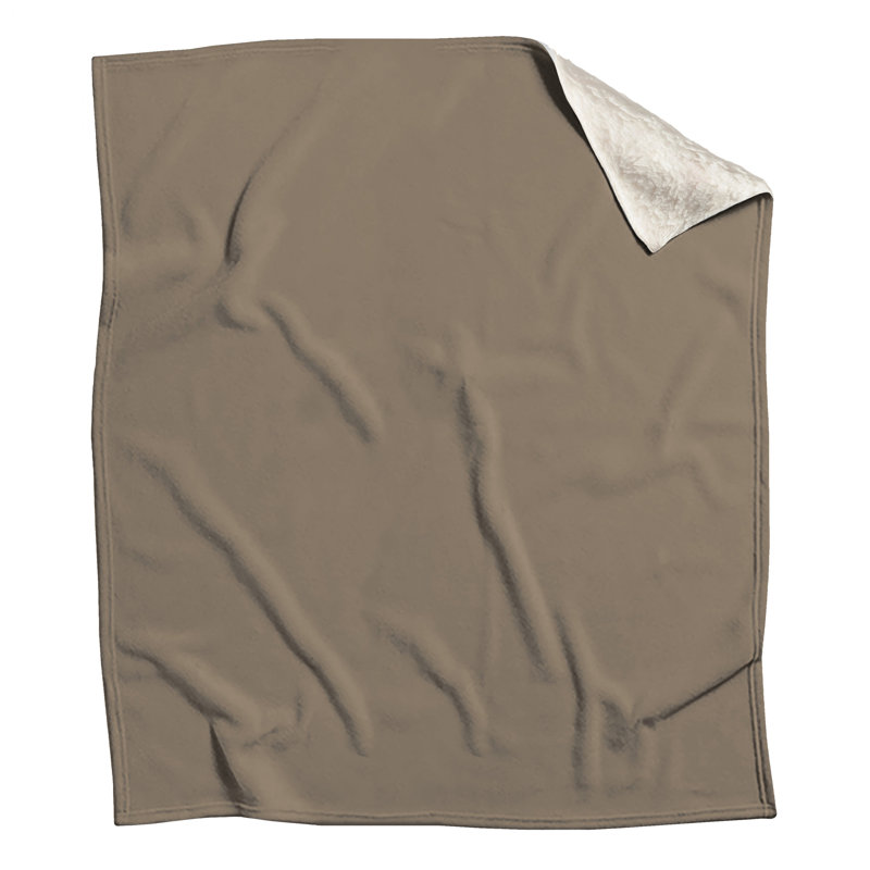 Couvertures beige uni, 60 po L x 80 po H