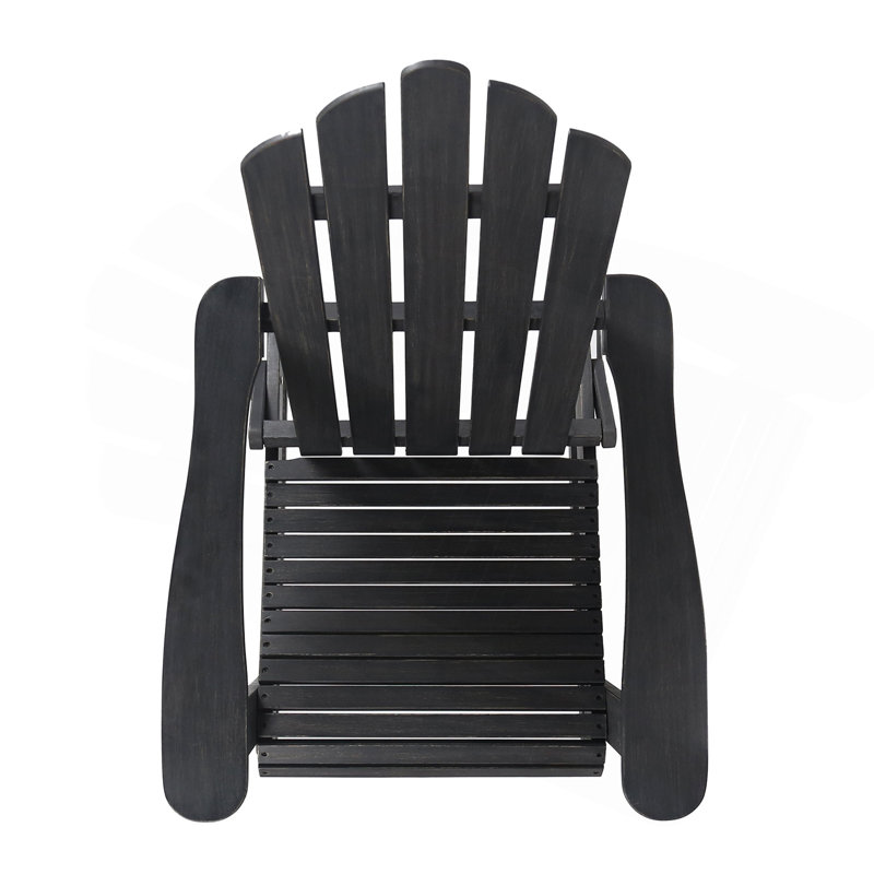 CHAISE ADIRONDack HOLLYWOOD PLIABLE, Gris foncé