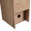 Meuble-lavabo mural contemporain de 40 po avec lavabo en céramique blanc, tablettes de rangement supplémentaires et 1 porte à fermeture en douceur, emballage Kd, contreplaqué, surface lisse facile à nettoyer, rebords arrondis modernes-1603409434
