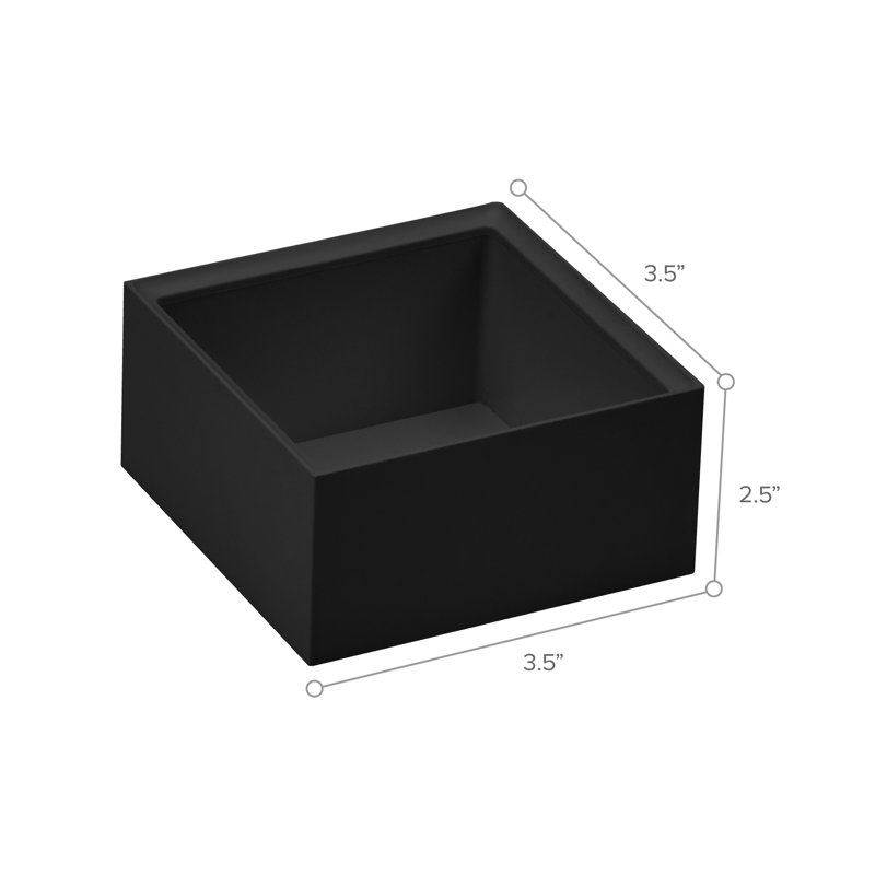 Plastic Desk Organizer, Black