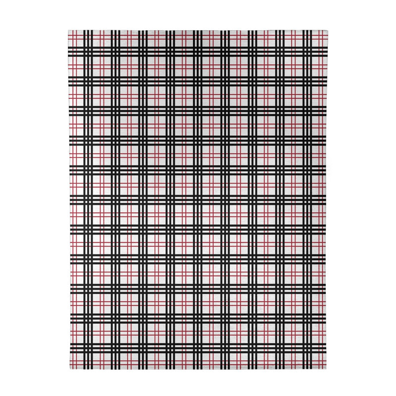 Plaid Indoor Rug, Rectangle 8' x 10'