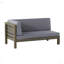 Banc de coin gauche et table basse