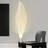 Black+White Iron+Acrylic Free form Floor Lamps