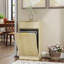 Armoire décorative avec armoire à poubelle basculante et tiroir-1839037667