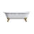 Armand 68 " L x 31 " W Freestanding Soaking Cast Iron Bathtub-49442550-49442509