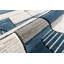 Tapis géométrique bleu Yorgos L''baiet Caroline-1689579067
