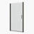 1 3/8" Adjustment,Universal Pivot Shower Door, Open Outside, With 1/4" Tempered Glass , Shower Door-123698718