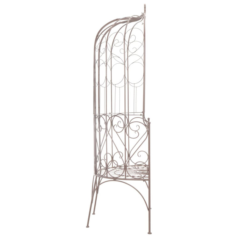 Garden Bench 95 cm Iron, Antique Brown