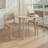 Seagrove Woven Water Hyacinth and Rubberwood Chair